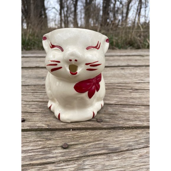 Vintage Shawnee Pottery Puss & Boots Cat Creamer Pitcher - Picture 11 of 12